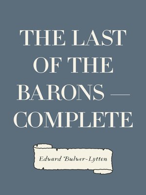 cover image of The Last of the Barons — Complete